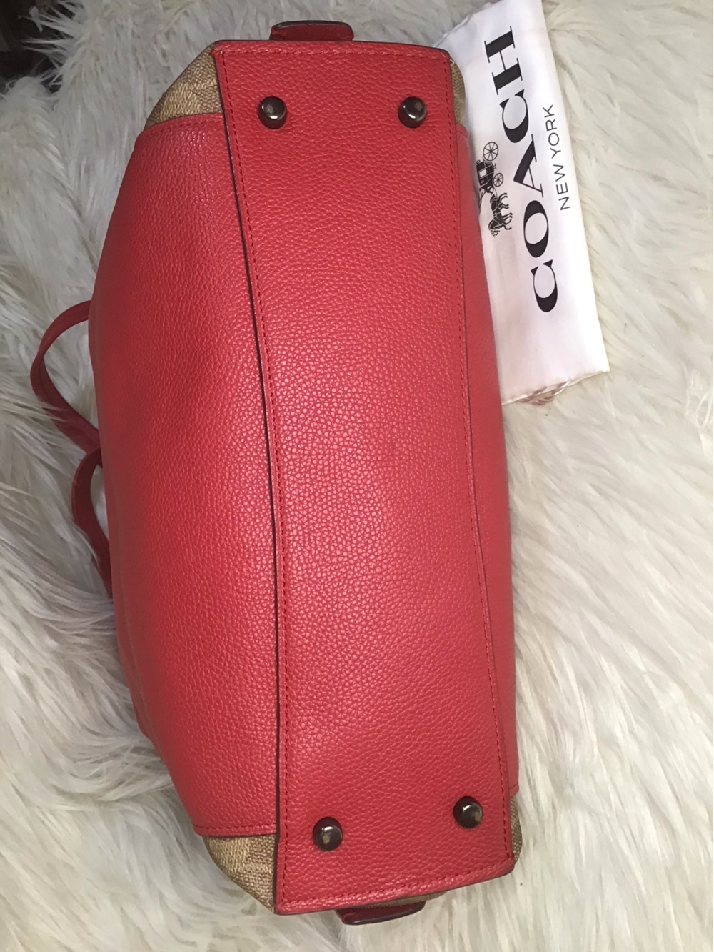 Coach Dalton 31 triple compartment shoulder hobo bag signature leather - Picture 6 of 16
